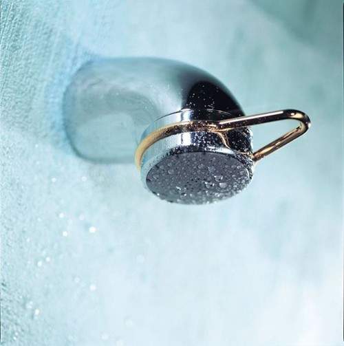 Mira Aquations Fixed Shower Head Kit in Chrome  & Gold (BIR).