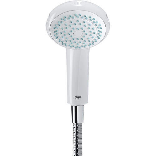 Mira Logic Four Spray Shower Handset (White).