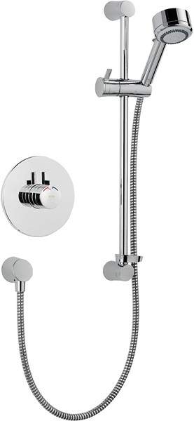 Mira Miniduo Concealed Thermostatic Shower Valve With Shower Kit (Chrome).