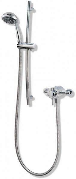 MX Showers Atmos Fusion Shower Valve With Slide Rail Kit.