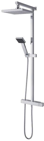 MX Showers Atmos Vision Bar Shower Valve With Rigid Riser Kit.