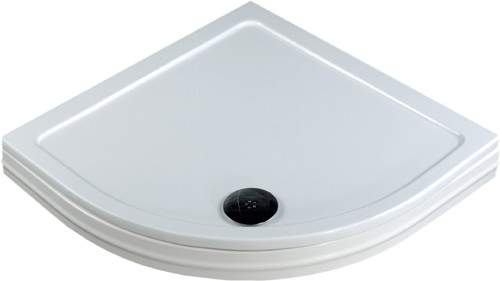 MX Trays Easy Plumb Low Profile Quad Shower Tray. 900x900x40mm.