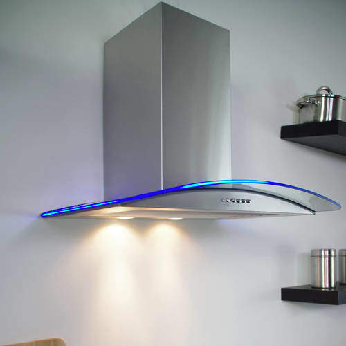 Osprey Hoods Cooker Hood With LED Lighting (Stainless Steel, 600mm).