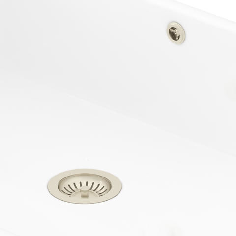 Perrin & Rowe Wastes Single Bowl Sink Waste and Overflow Kit (Pewter).