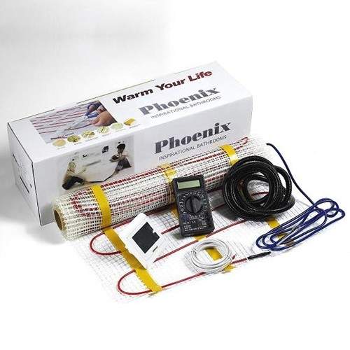 Phoenix Heating Electric Underfloor Heating kit (5 Sq Meters Heating Mat).