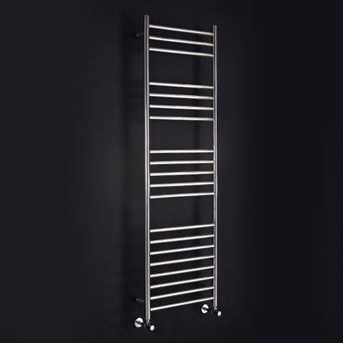 Phoenix Radiators Athena Towel Radiator (9 Rails, Stainless Steel). 350x600.