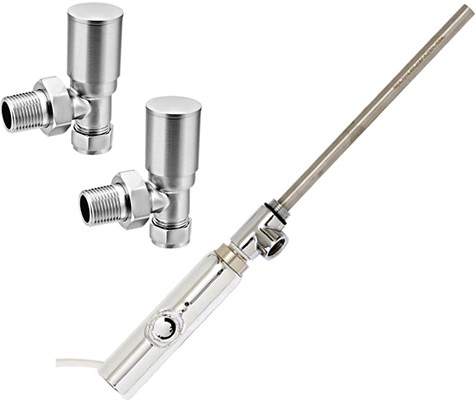 Phoenix Radiators Thermostatic Element Pack With Angled Valves  (600w).