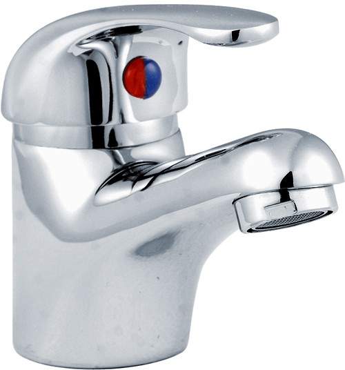 Nuie Eon Eon Basin Mixer Tap With Pop Up Waste (Chrome).