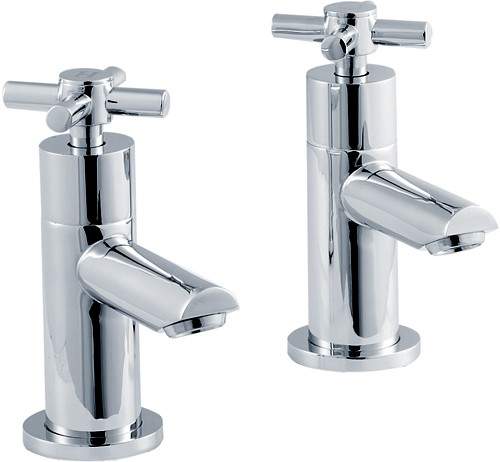 Crown Series 1 Basin Taps (Chrome).