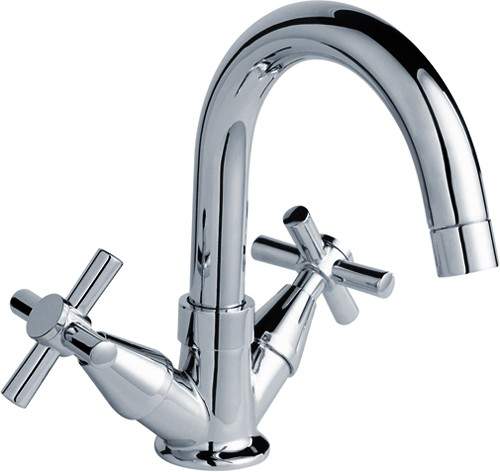Crown Series 1 Economy Basin Tap With Swivel Spout (Chrome).