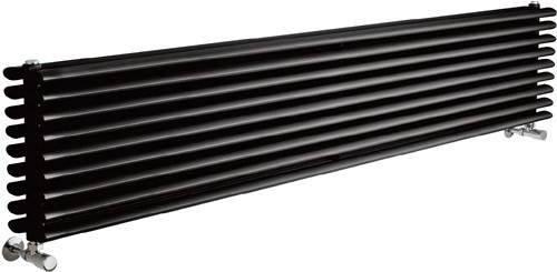 Crown Radiators Cypress 5036 BTU Radiator (Black). 1800x315mm.