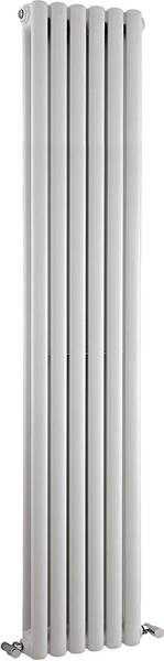 Crown Radiators Peony Double Radiator. 6702 BTU (White). 1800mm Tall.