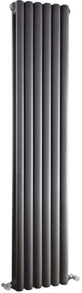 Crown Radiators Peony Double Radiator. 5705 BTU (Anthracite). 1500mm Tall.