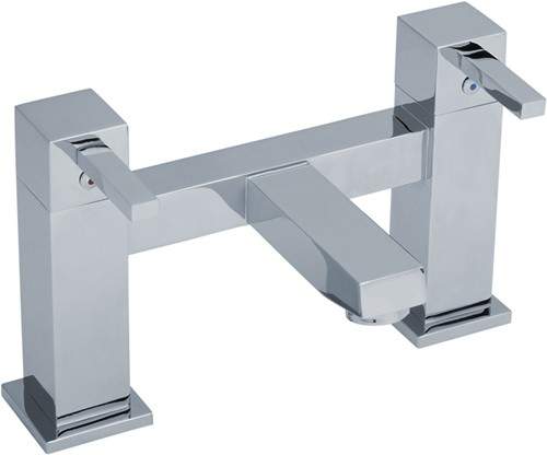 Crown Series L Bath Filler Tap (Chrome).