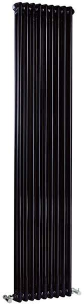 Crown Radiators Regency 2 Column Radiator (Black). 425x1800mm. 5749 BTU.