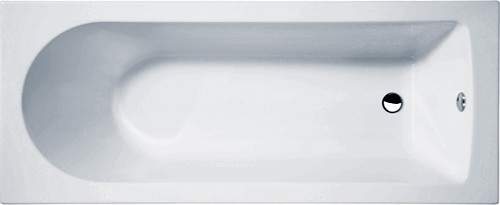 Crown Baths Barmby Single Ended Acrylic Bath. 1800x750mm.