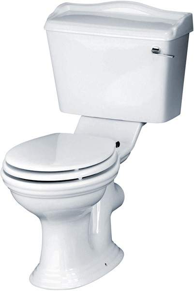 Crown Ceramics Ryther Toilet With Cistern & Soft Close Seat.