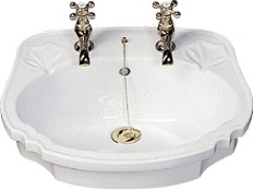 Avondale 2 Tap Hole Vanity Basin.