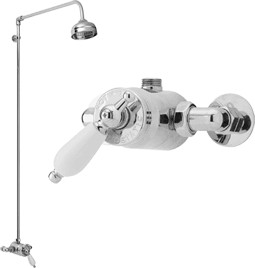 Waterford Sequential thermostatic exposed shower valve & kit (Chrome)