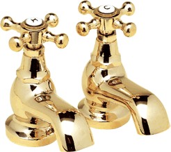 Avondale Bath taps (Pair, Antique/Gold)