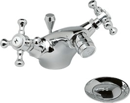 Avondale Mono bidet tap (Chrome) + Free pop up waste