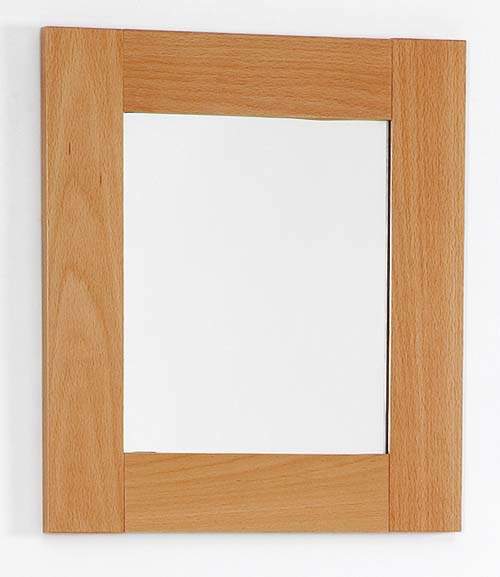 daVinci Beech bathroom mirror. Size 400x450mm.