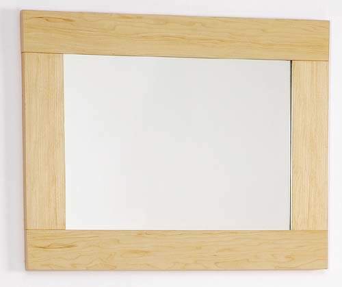 daVinci Beech bathroom mirror. Size 500x450mm.