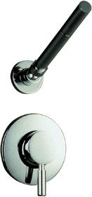 Hudson Reed Tec Manual Shower Valve & Fixed Shower Head