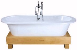 Roll Top Esprit Kasui free standing bath.