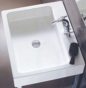 Frozen 1 Tap Hole Wall Hung Basin.