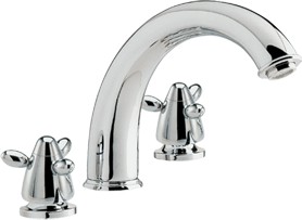 Neptune Luxury 3 tap hole bath filler tap