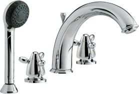 Neptune Luxury 4 tap hole bath shower mixer tap