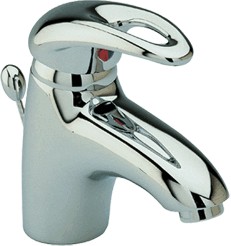 Loop Single lever mono basin mixer tap + Free pop up waste