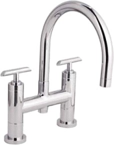 Monte Carlo Bath filler tap with swivel spout