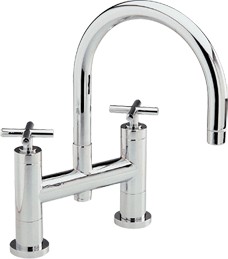 Ultra Helix X head bath filler tap with swivel spout