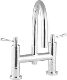 Linear Bath filler tap with swivel spout