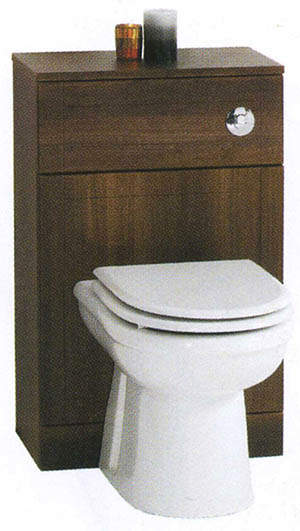 daVinci Monte Carlo complete back to wall toilet set in wenge.