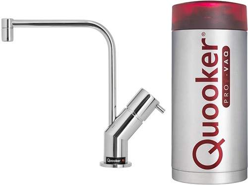 Quooker Modern Instant Boiling Water Kitchen Tap.  PRO3-VAQ (Chrome).