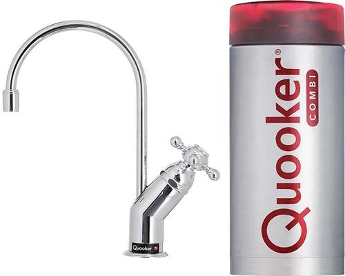 Quooker Classic Instant Hot & Boiling Water Kitchen Tap.  COMBI 2.2 (Chrome).