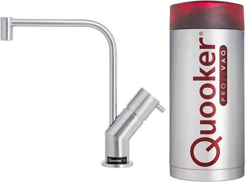 Quooker Modern Boiling Water Kitchen Tap.  PRO3-VAQ (Brushed Chrome).