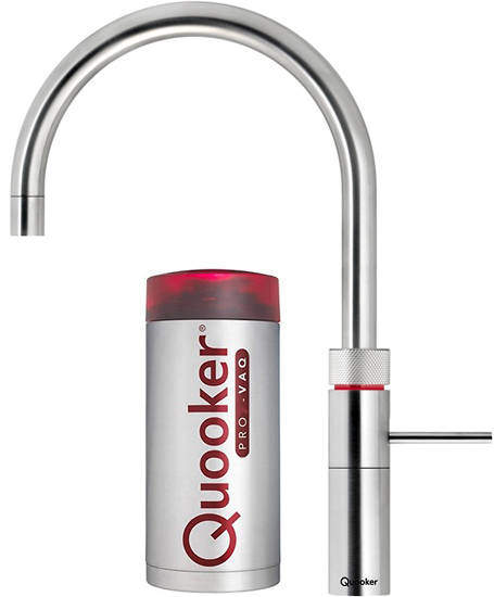 Quooker Fusion Round Boiling Water Kitchen Tap. PRO11 (Brushed Chrome).