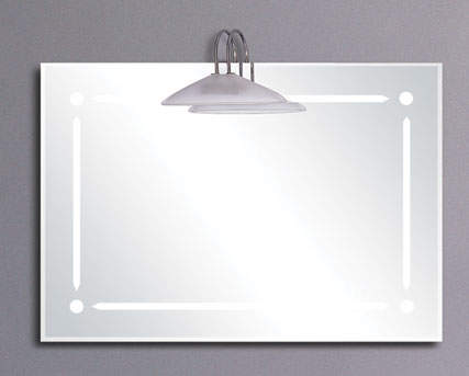 Reflections Hertford illuminated bathroom mirror.  Size 700x1000mm.