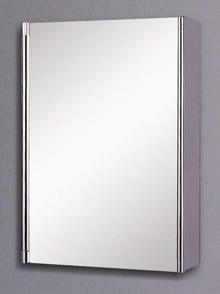 Reflections Lyon stainless steel bathroom cabinet. 367x500mm.