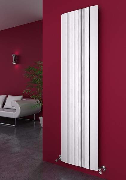 Reina Radiators Dalia Vertical Radiator (White). 280x1800mm. 2908 BTU.