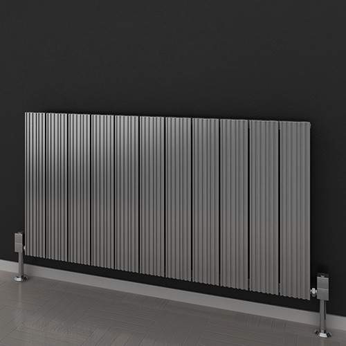 Reina Radiators Enzo Horizontal Radiator (Polished). 660x600mm.