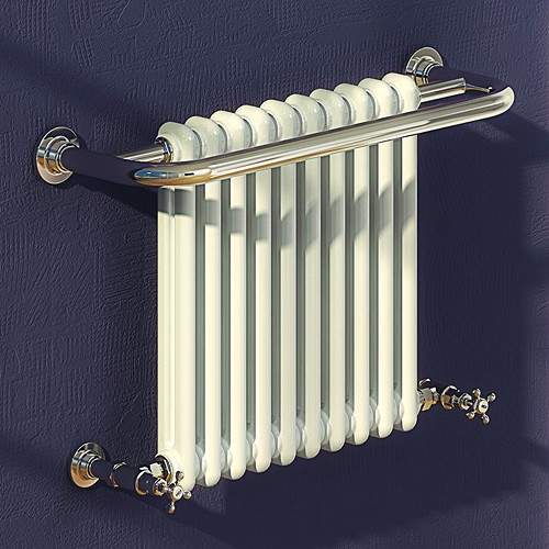 Reina Radiators Camden Traditional Towel Radiator (Chrome). 770x508mm.