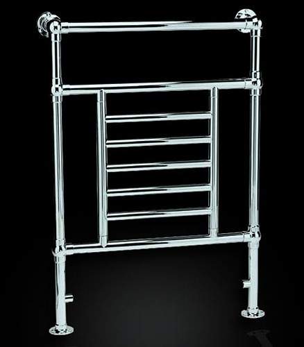 Reina Radiators Loreno Traditional Towel Radiator (Chrome). 675x960mm.