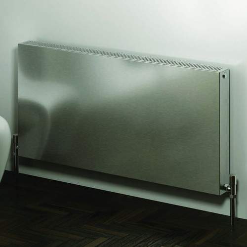 Reina Radiators Panox Radiator (Satin Stainless Steel). 600x600mm.