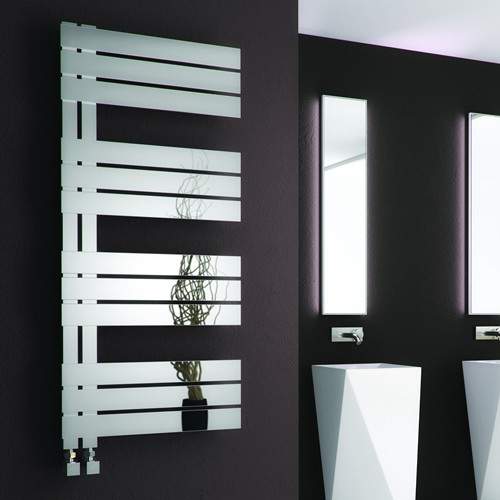 Reina Radiators Ricadi Towel Radiator (Stainless Steel). 1140x500mm.