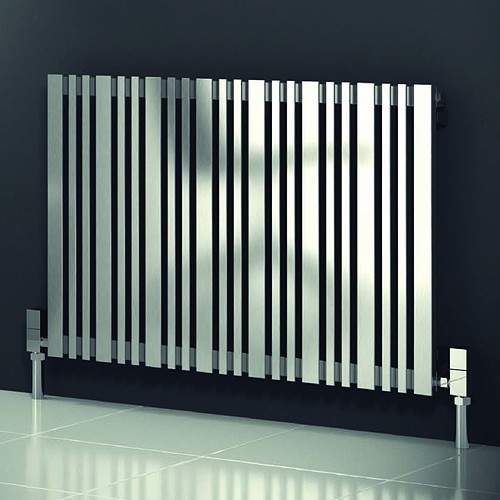 Reina Radiators Versa Radiator (Satin Stainless Steel). 415x600mm.